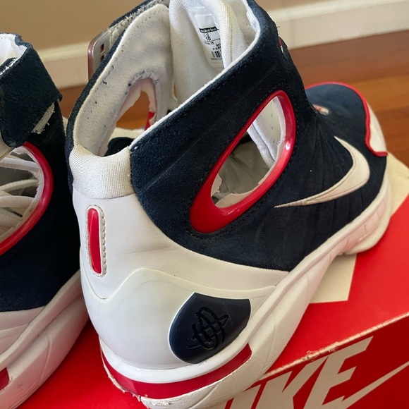 AV Nike Air Zoom Huarache 2K4 Navy White Red - Picture 3 of 7